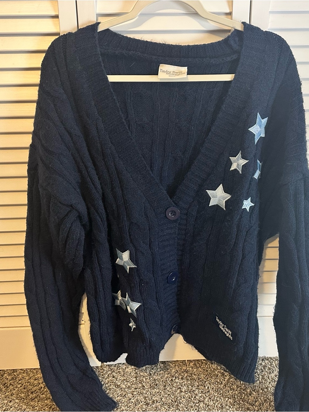 Taylor Swift MIDNIGHTS Cable-Knit Cardigan Sweater
